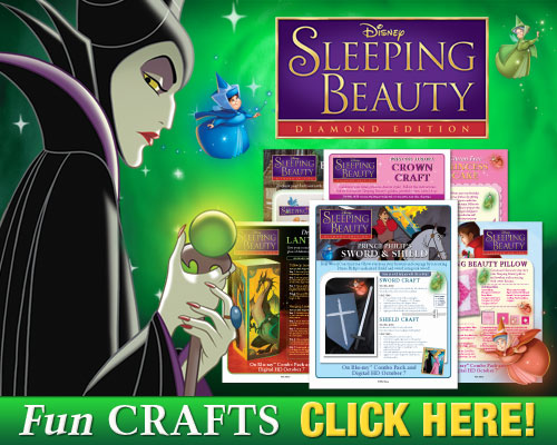 Disneys sleeping beauty printable activities coloring pages and crafts