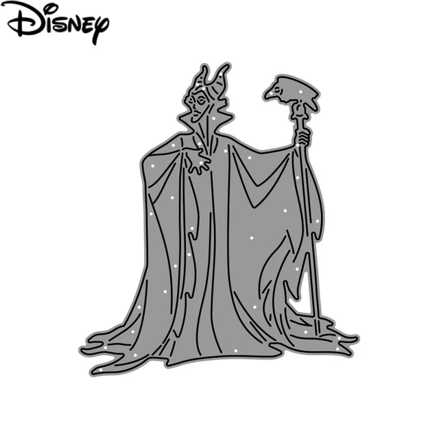 Sleeping beauty maleficent metal cutting dies disney villains characters die cuts for diy scrapbook paper card decoration craft