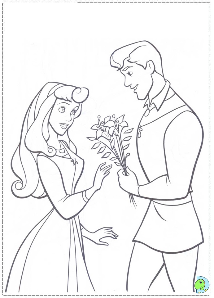 Sleeping beauty coloring page aurora coloring page