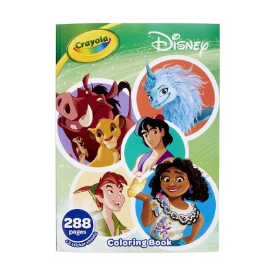 Crayola disney animation studios coloring book