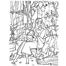 Top free printable sleeping beauty coloring pages online