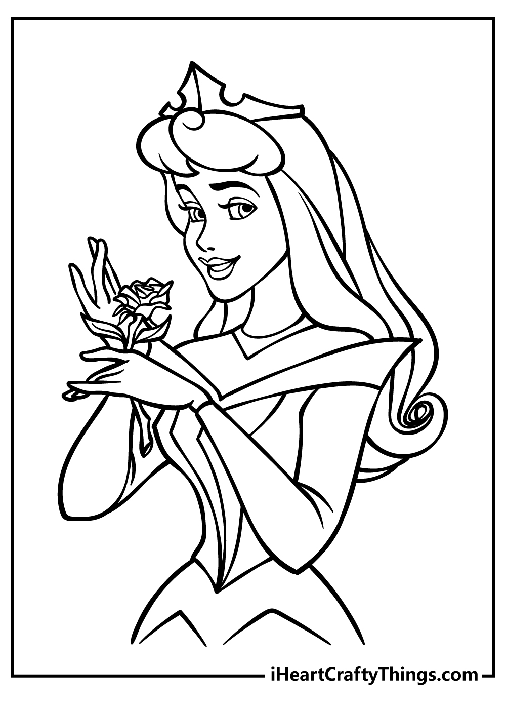 Sleeping beauty coloring pages free printables