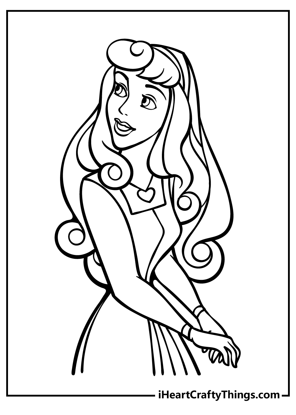 Sleeping beauty coloring pages free printables