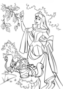 Sleeping beauty coloring pages free coloring pages