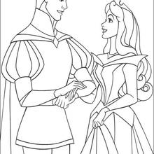 Sleeping beauty coloring pages