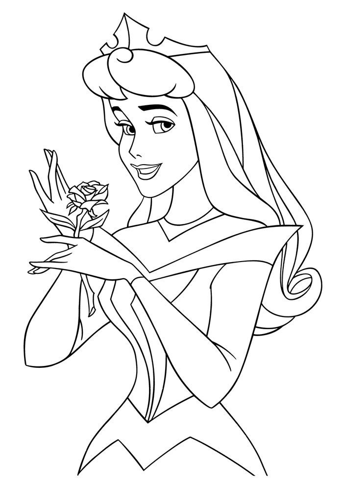 Free sleeping beauty coloring pages pdf