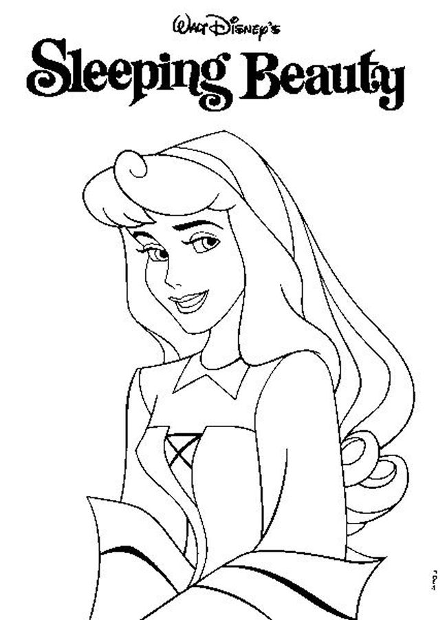 Disney princess sleeping beauty coloring pages