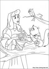 Sleeping beauty coloring pages on coloring