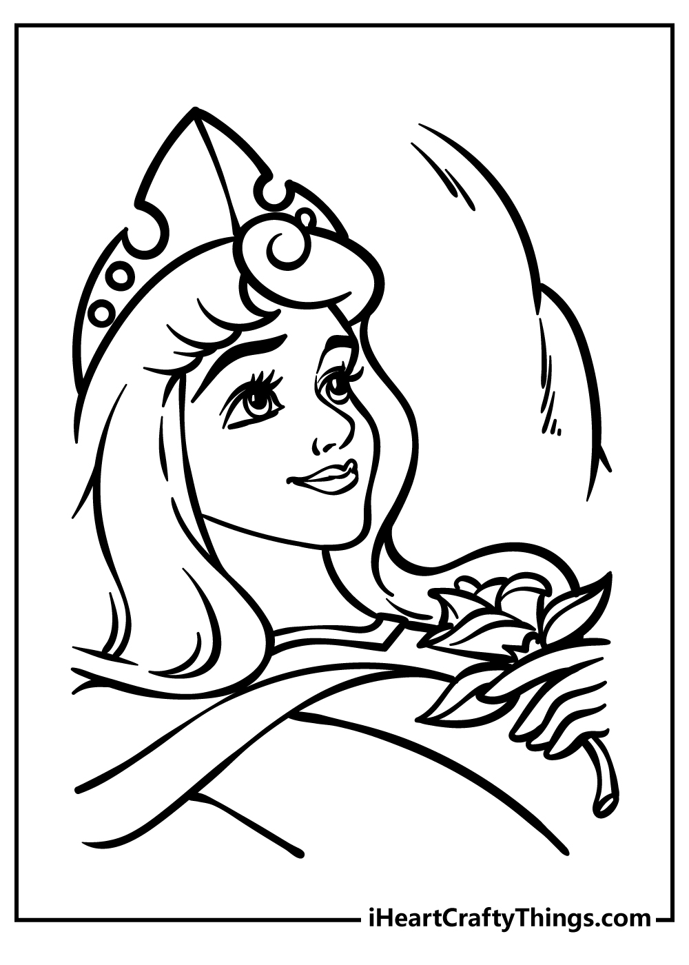 Sleeping beauty coloring pages free printables