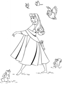 Sleeping beauty coloring pages free coloring pages