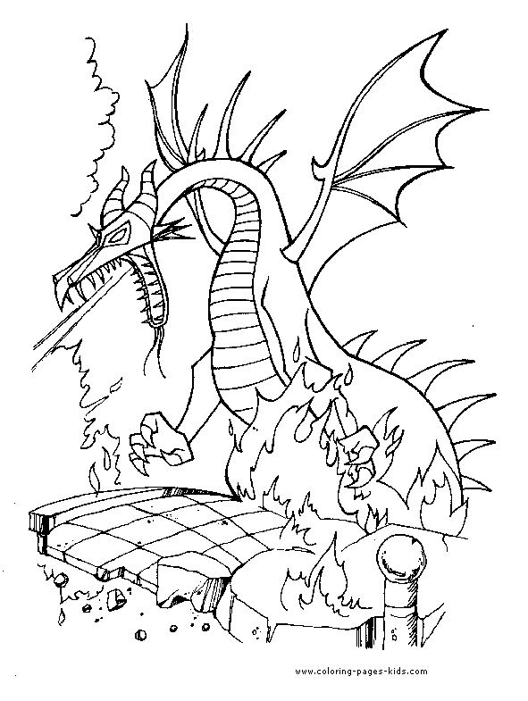 Sleeping beauty coloring pages