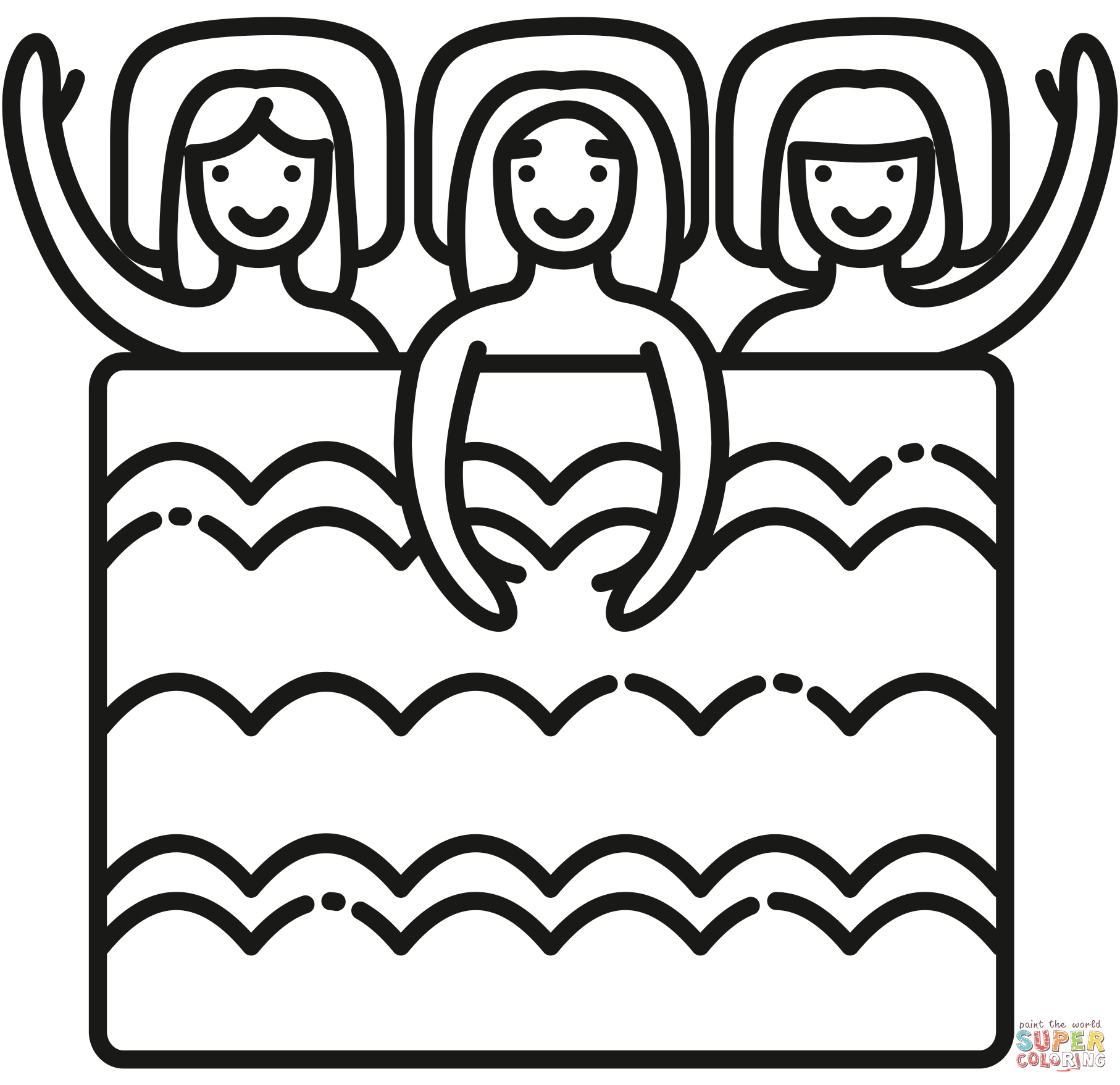 Sleepover coloring page free printable coloring pages