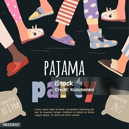 Sleepover stock illustrations royalty