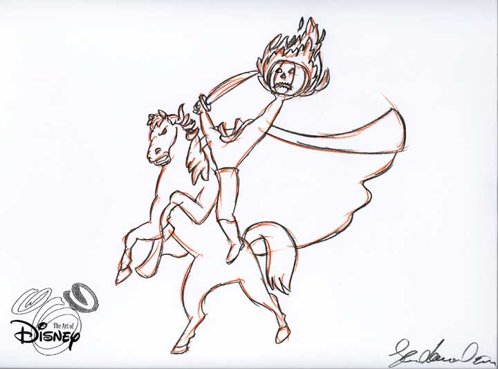 Neato coolville headless horseman sketch