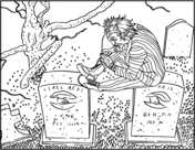 The legend of sleepy hollow coloring page free printable coloring pages