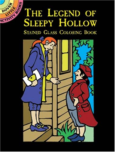 The legend of sleepy hollow stained glass coloring book dover little activity books book review and ratings by kids