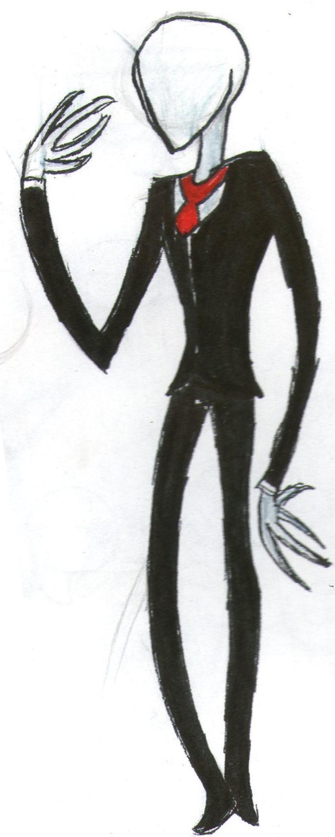 Slender man in color by mrs