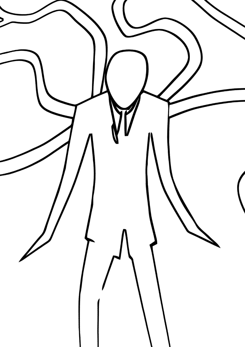 Slender man coloring pages coloring pages to download and print