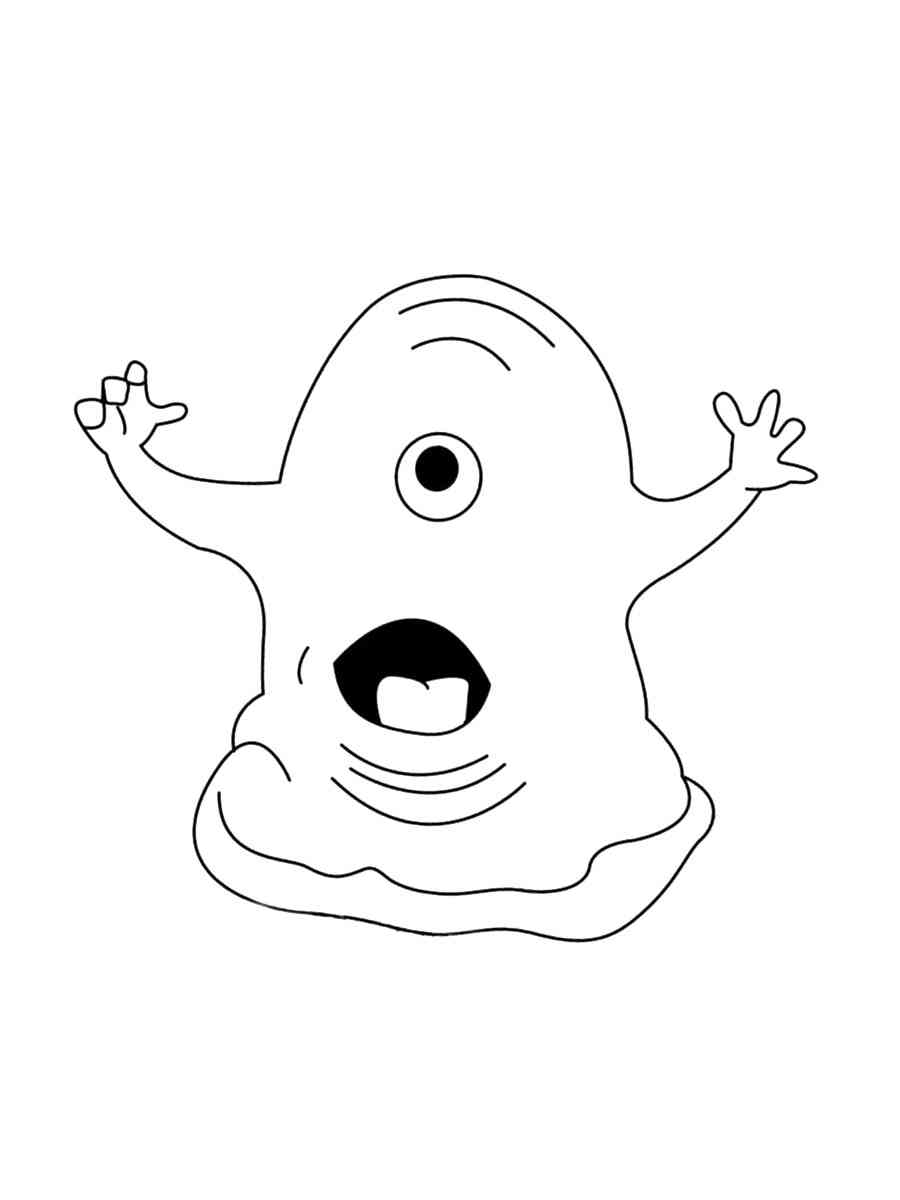 Slime coloring pages