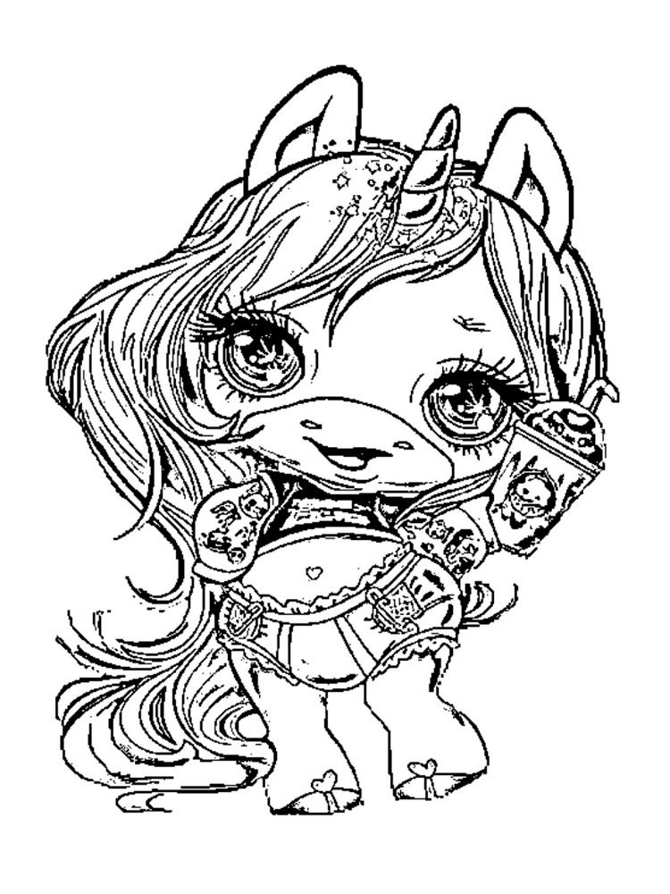 Poopsie slime surprise unicorn coloring pages for kids chibi coloring pages unicorn coloring pages coloring pages