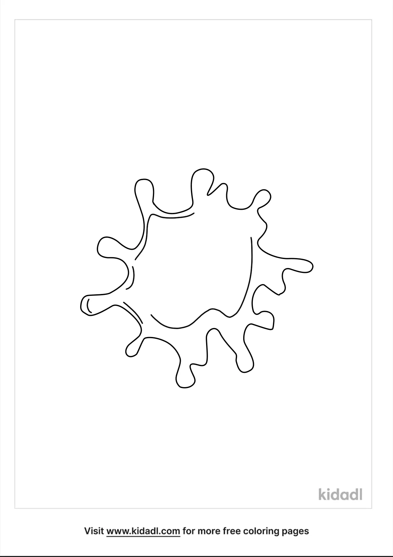 Free slime coloring page coloring page printables