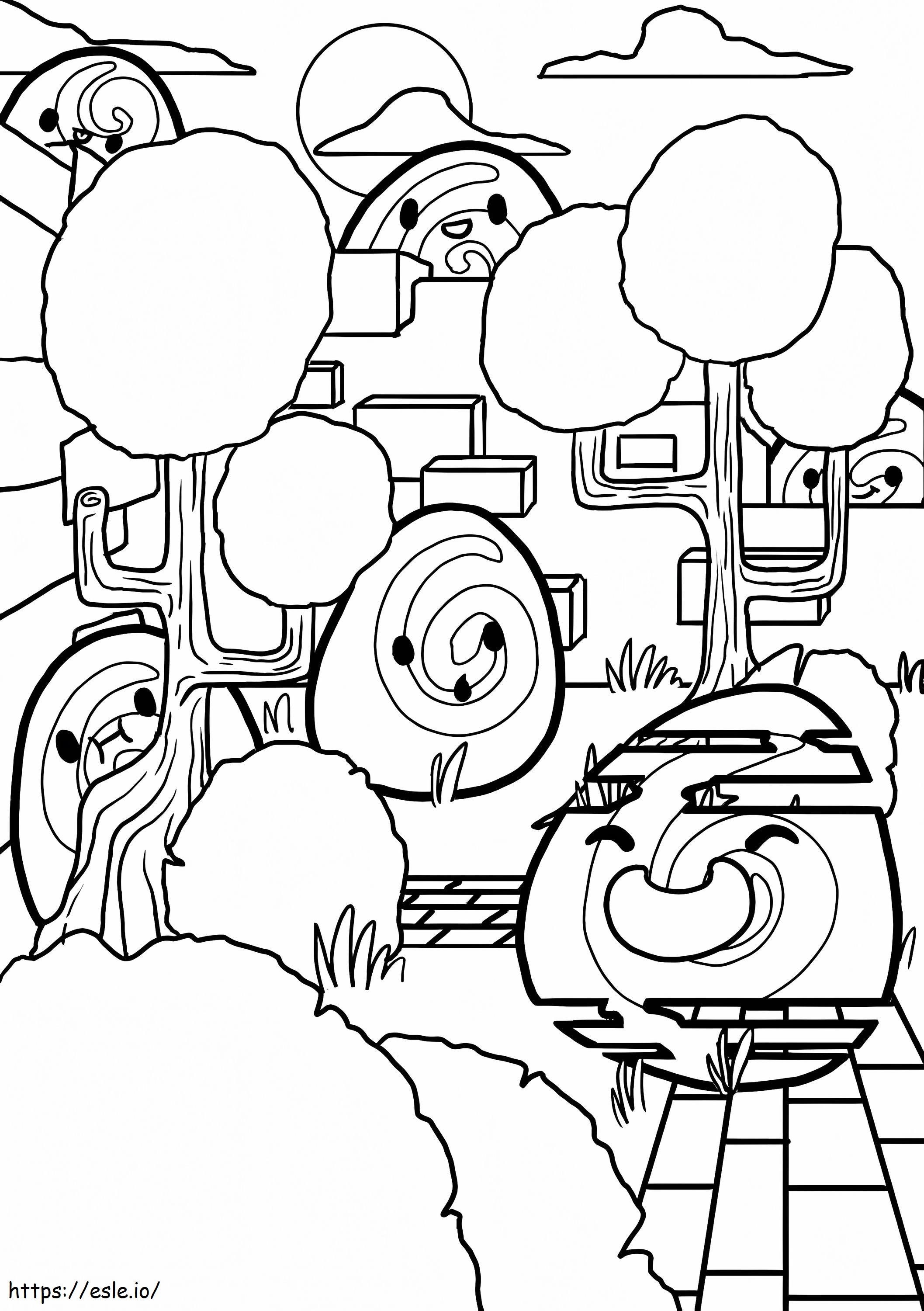 Slime rancher coloring page