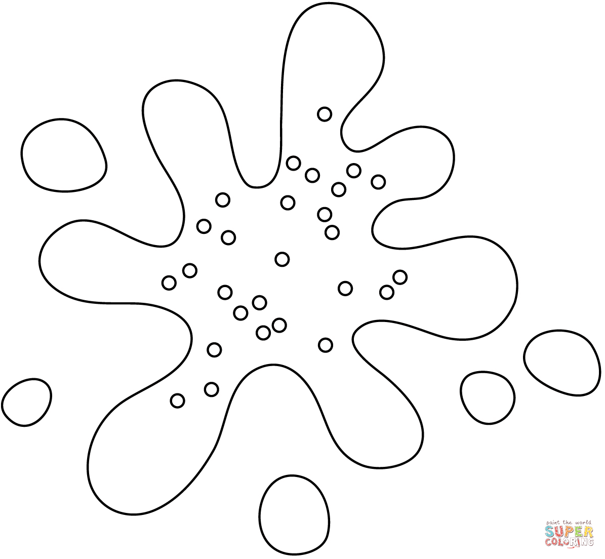 Slime coloring page free printable coloring pages