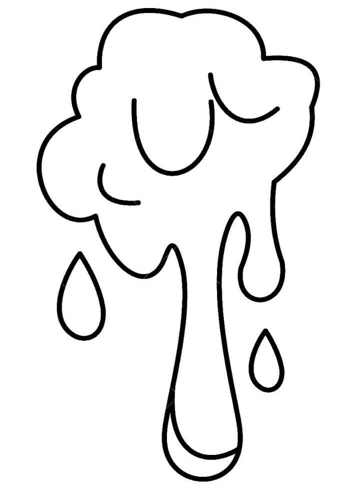 Slime coloring page