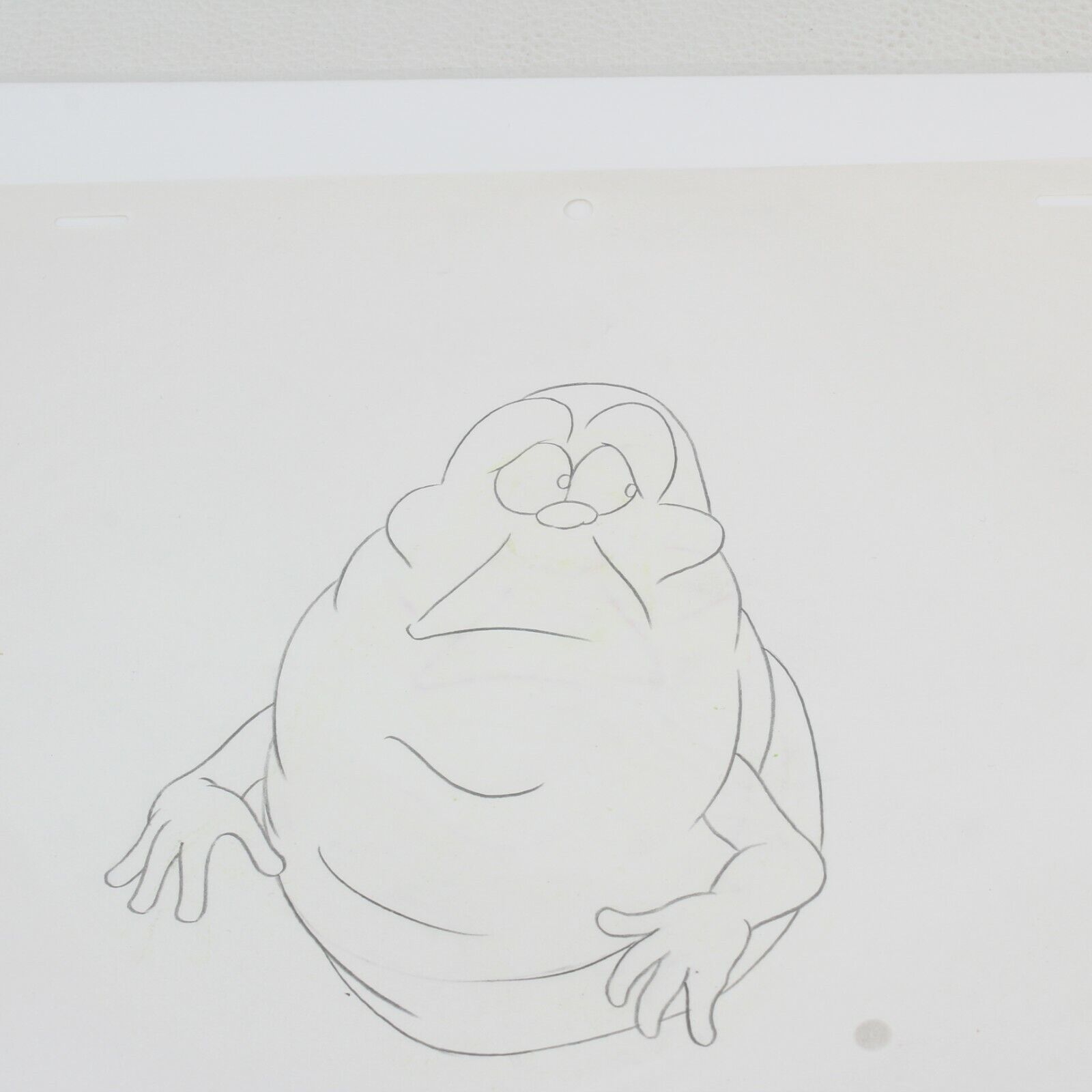 Slimer from the real ghostbusters animation cels drawings lot of wcoa