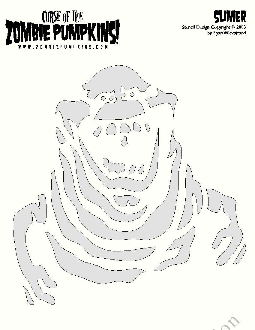 Slimer halloween pumpkin carving stencils pumpkin stencil halloween stencils