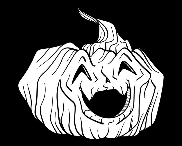 Page minimalist pumpkin with a spooky touch images