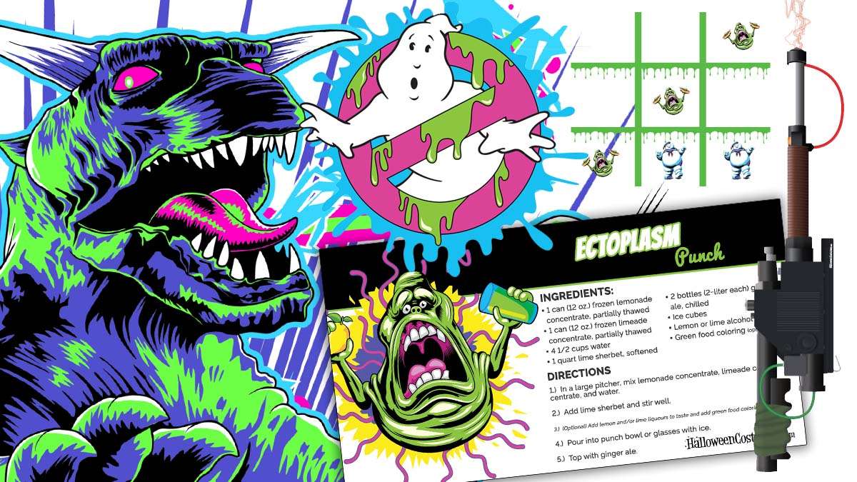 Throw a ghostbusters halloween party with these party games and food recipes