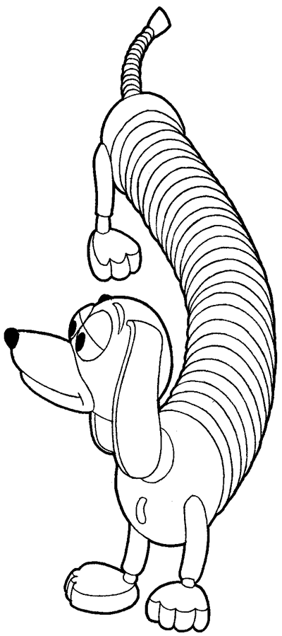 How to draw slinky dog from toy story with easy step by step drawing tutorial