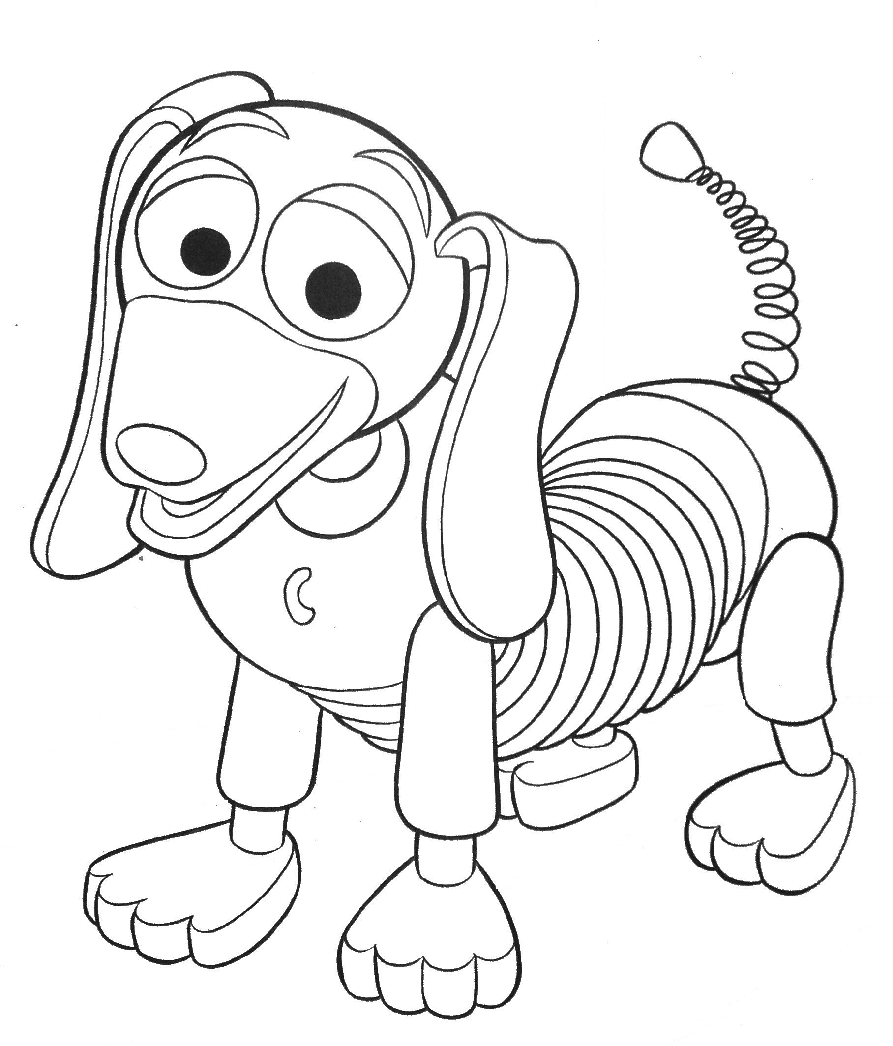 Toy story coloring pages disney coloring pages dog coloring page