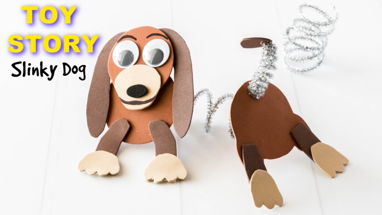 Toy story slinky dog craft for kids kids activities blog