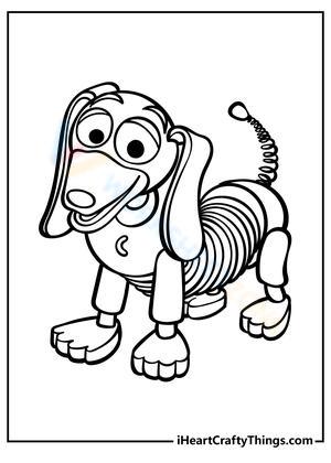 Slinky dog worksheet