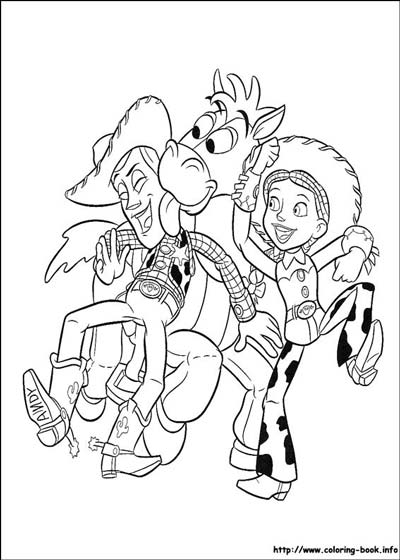 Updated toy story coloring pages