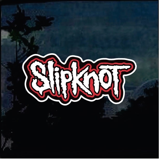 Slipknot full color â band sticker ctom made in the a fast shipping