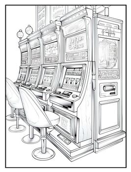 Las vegas coloring book