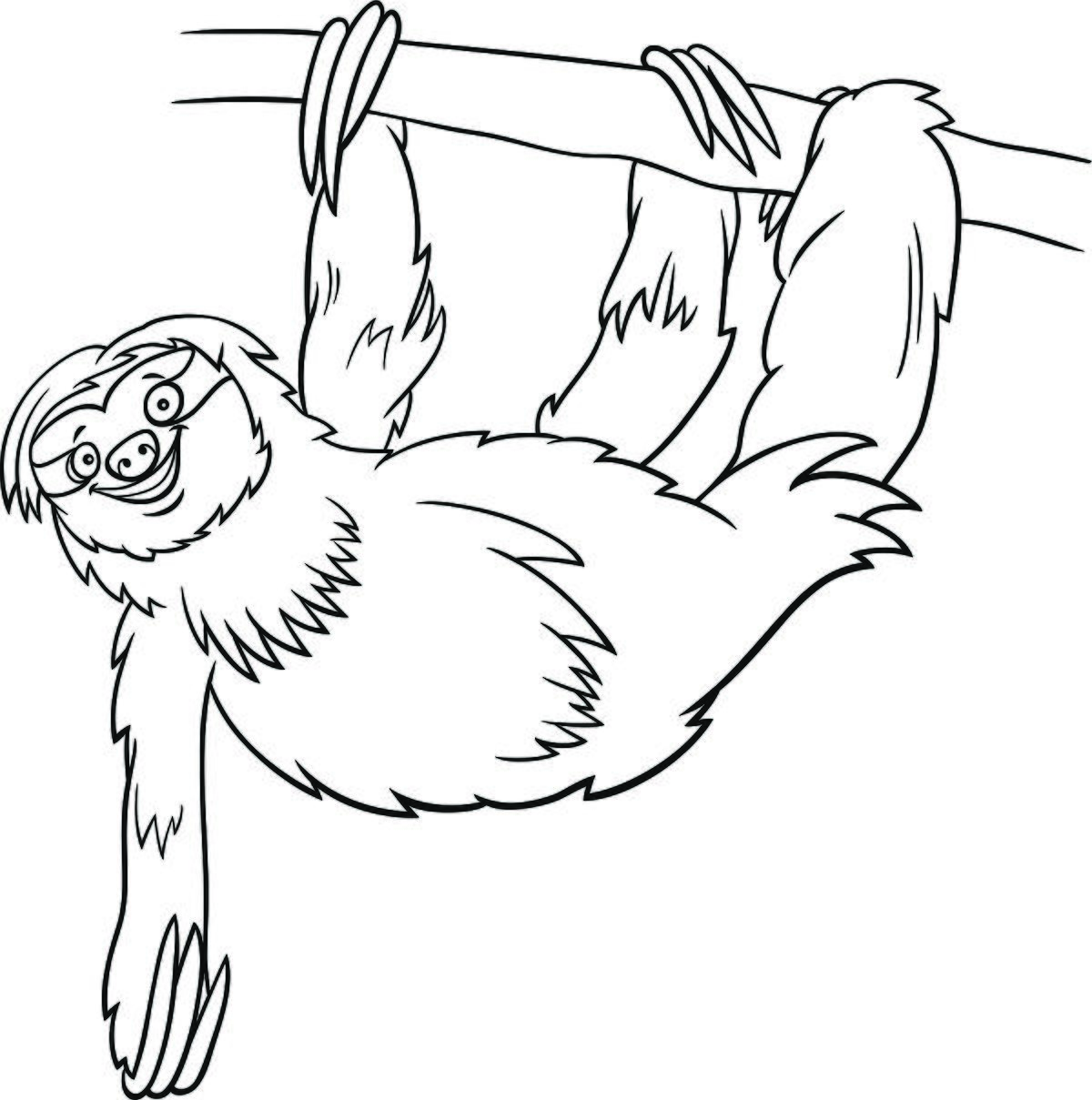 Sloth coloring pages free printable coloring pages of sloths to help you slow down relax like a sloth printables mom