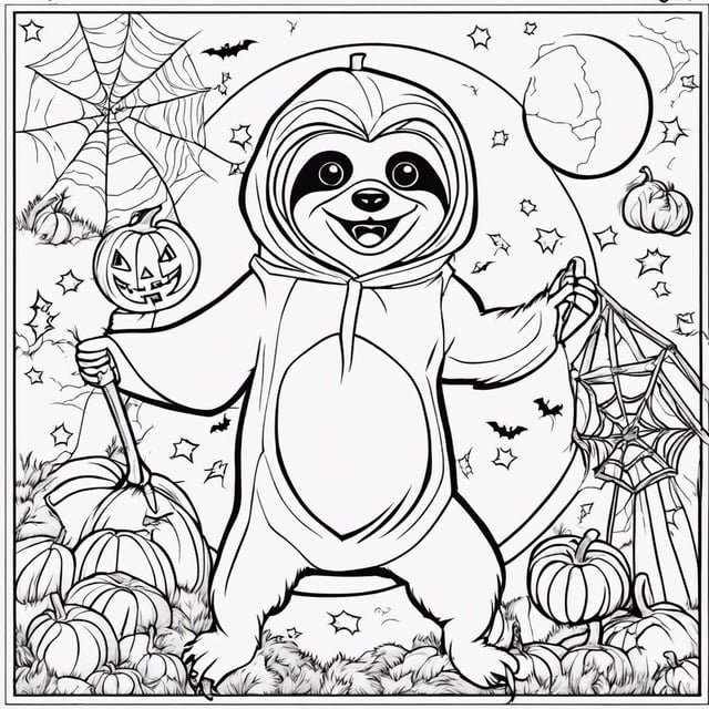 These sloth coloring pages are way too adorable rsloths