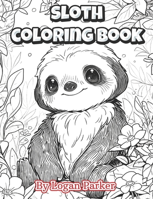 Kawaii anime sloth coloring book anime style kawaii adorable sloths coloring book for everyone paperback penguin bookshop