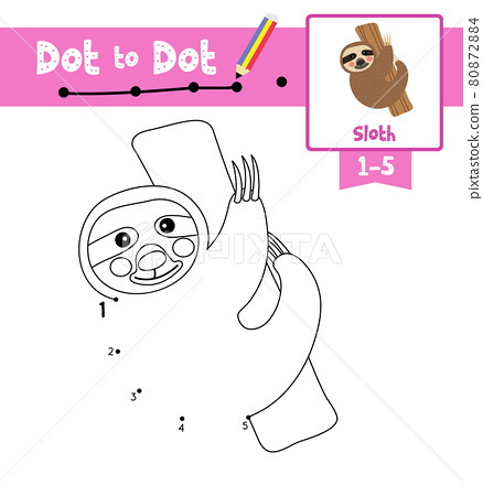 Dot to dot educational game and coloring book