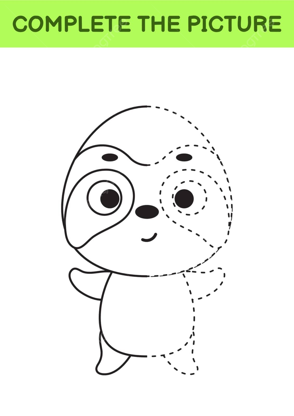 Cute sloths coloring book png transparent images free download vector files