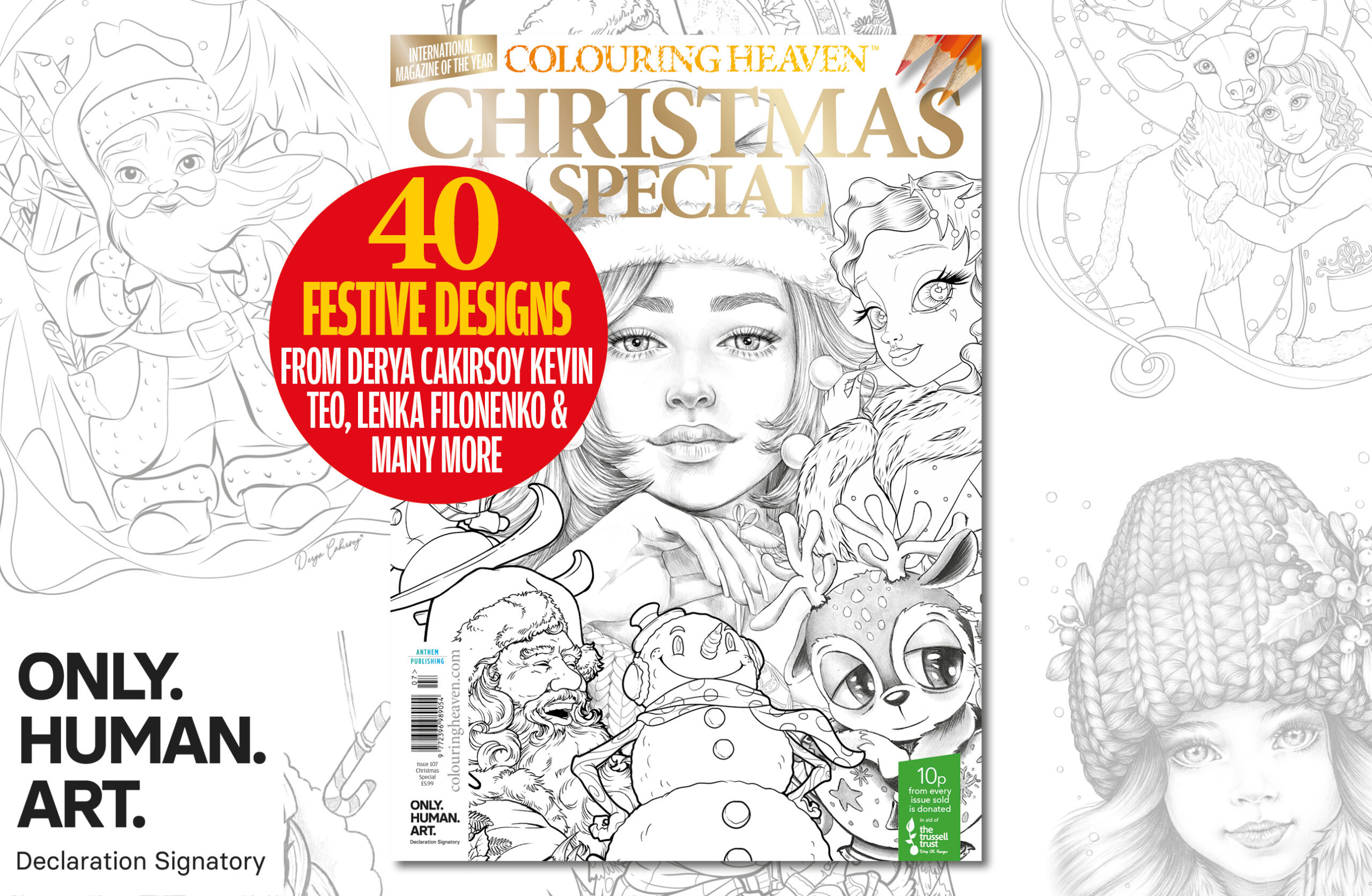 New issue colouring heaven christmas special colouring heaven