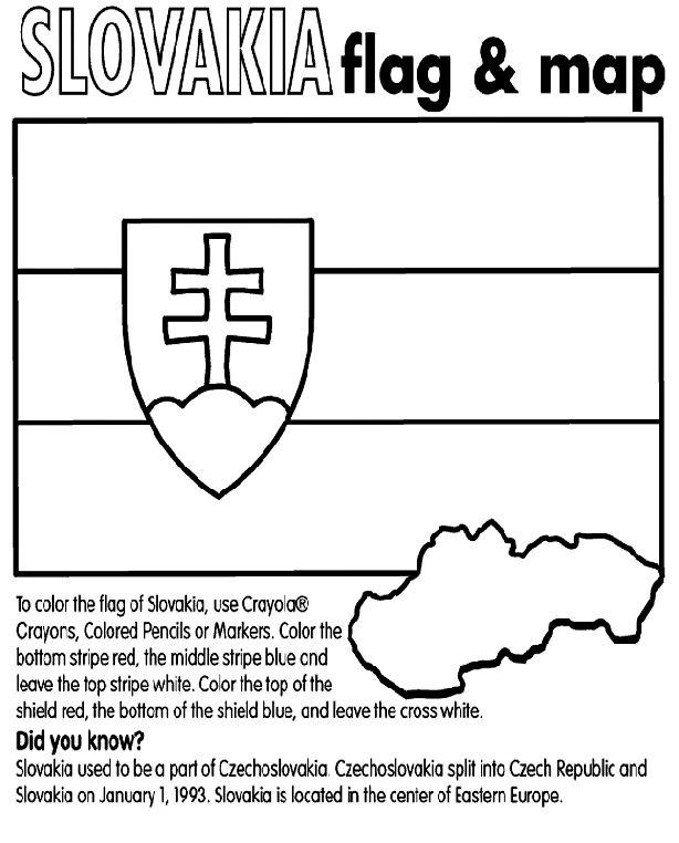 Slovakia coloring page slovakia free coloring pages coloring pages