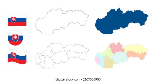 Slovakia map images stock photos d objects vectors