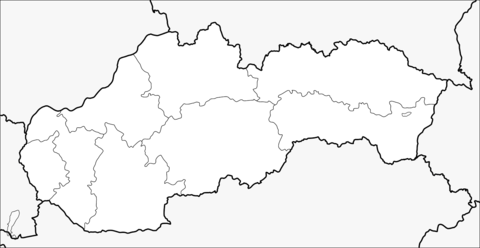 Slovakia map coloring page free printable coloring pages