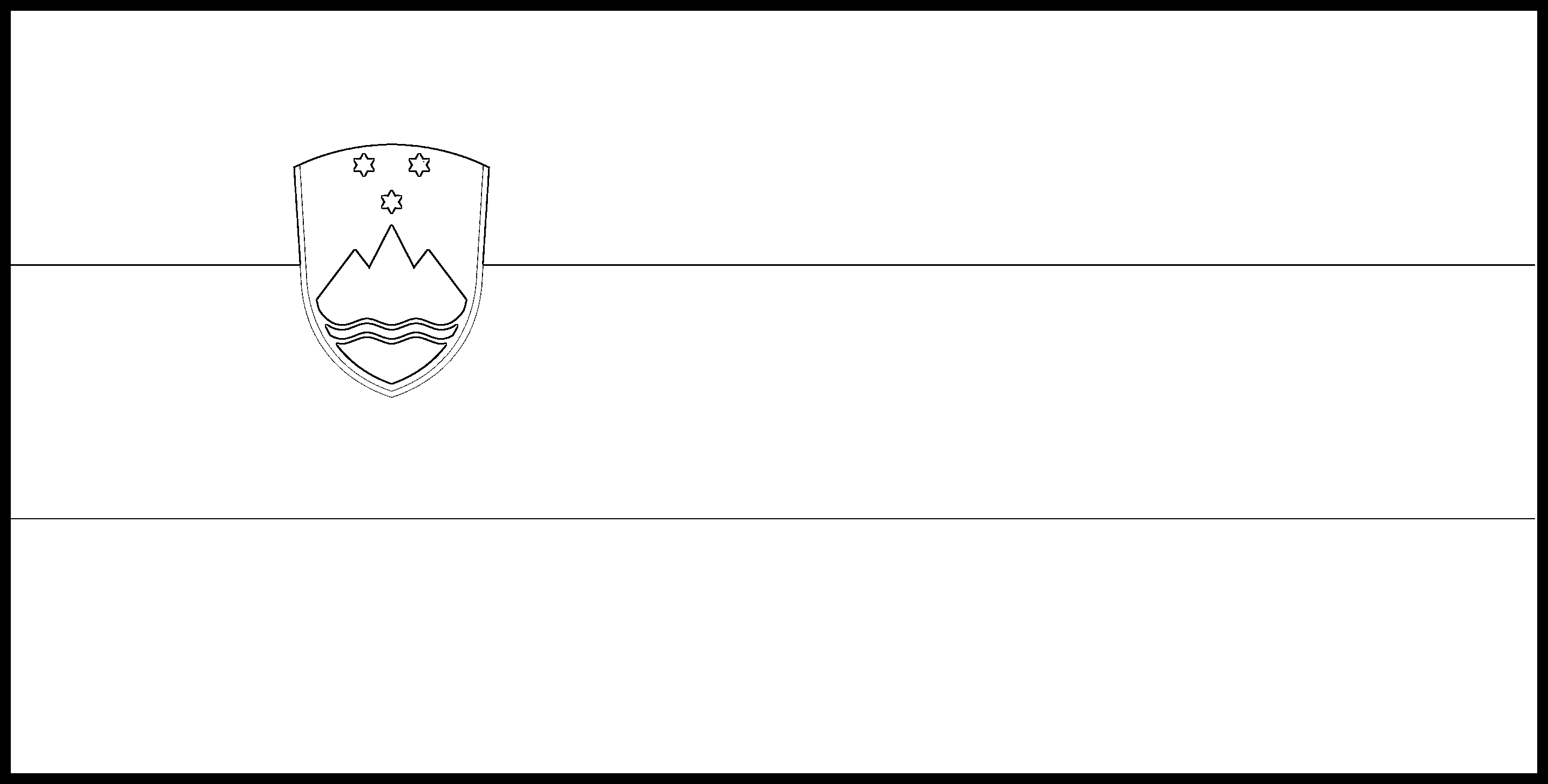 Slovenia flag colouring page â flags web