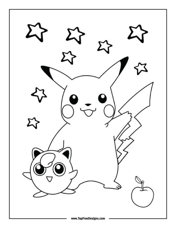 Pokemon coloring pages